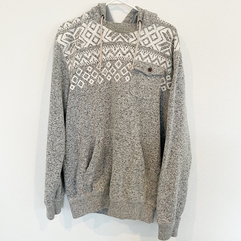 Vans Mens Gray Sweatshirt with pattern